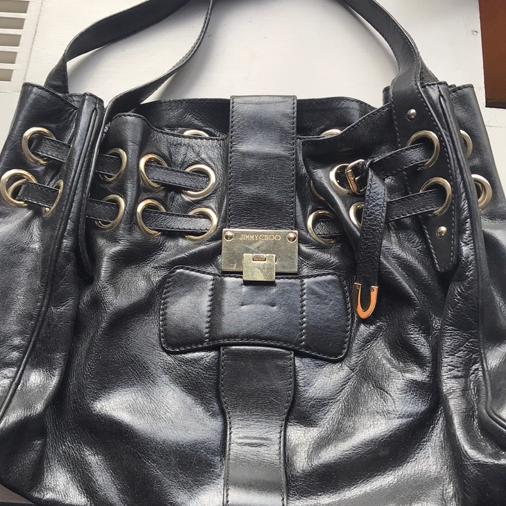 Black Jimmy Choo handbag